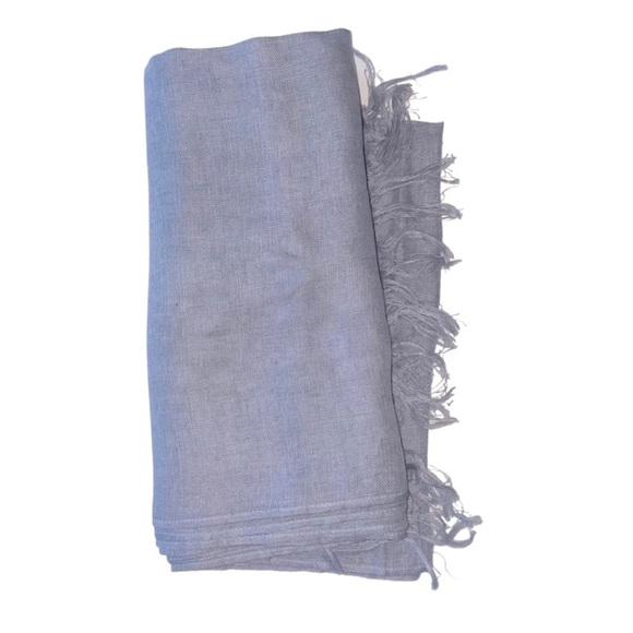 🌸 Cotton scarf light blue NWOT - Picture 1 of 3